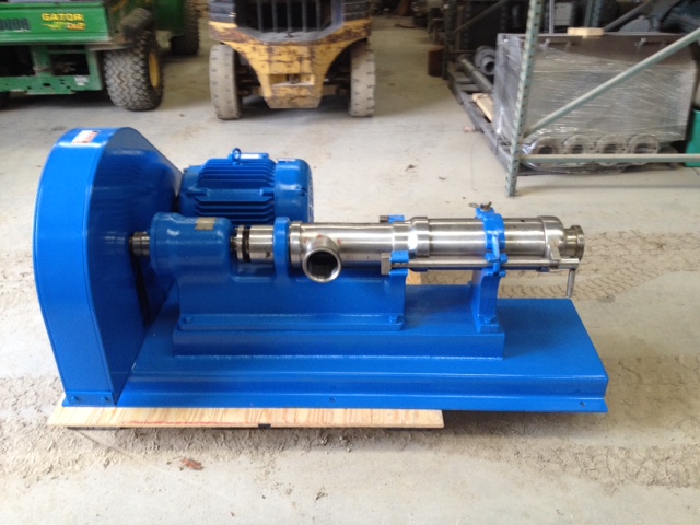 ***SOLD*** used Moyno Pump, Model 1FF10HSSE, Type FAAQE, Stainless Steel. 4